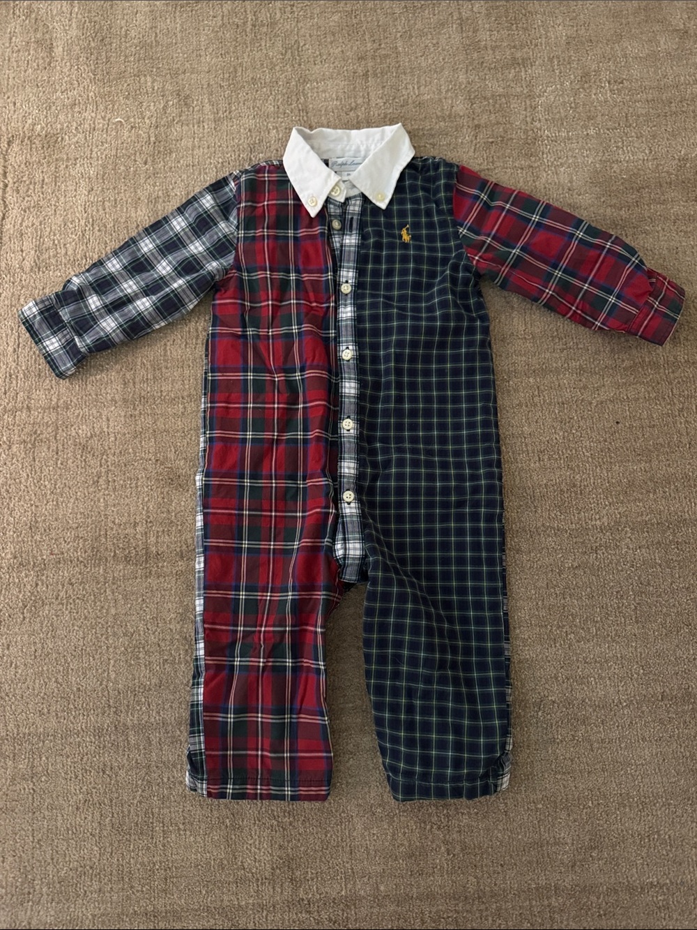 9M Ralph Lauren Christmas tartan Plaid
